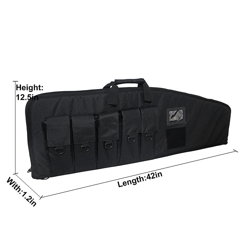 42inch Tactical Rifle Case Gun Bag Air Rifle Case  Backpack Sniper Airsoft Holster Shooting Hunting Accessorie
