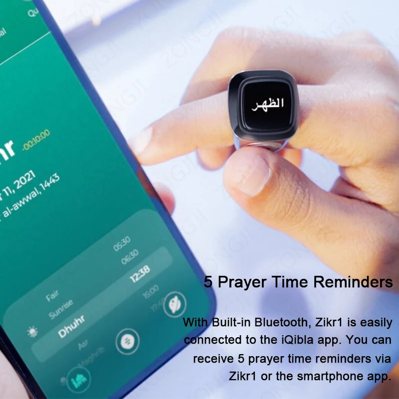 IQibla M02 Pro Muslim Praying Smart Ring