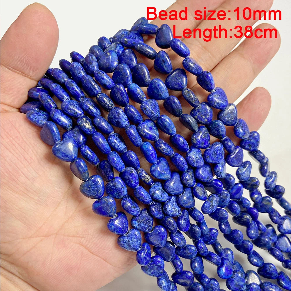 45 Styles Natural Lapis Lazuli Beads Blue Round Rondelle Faceted Loose Spacer Stone Bead For Jewelry Making Accessories Supplies