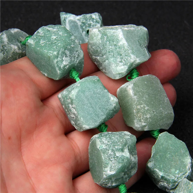 Rough Rose Quartzs Amethysts Raw Bead Freeform Irregular Lapis Lazuli Amazonite Mineral Beads For Jewelry Craft Handmade 20-30mm