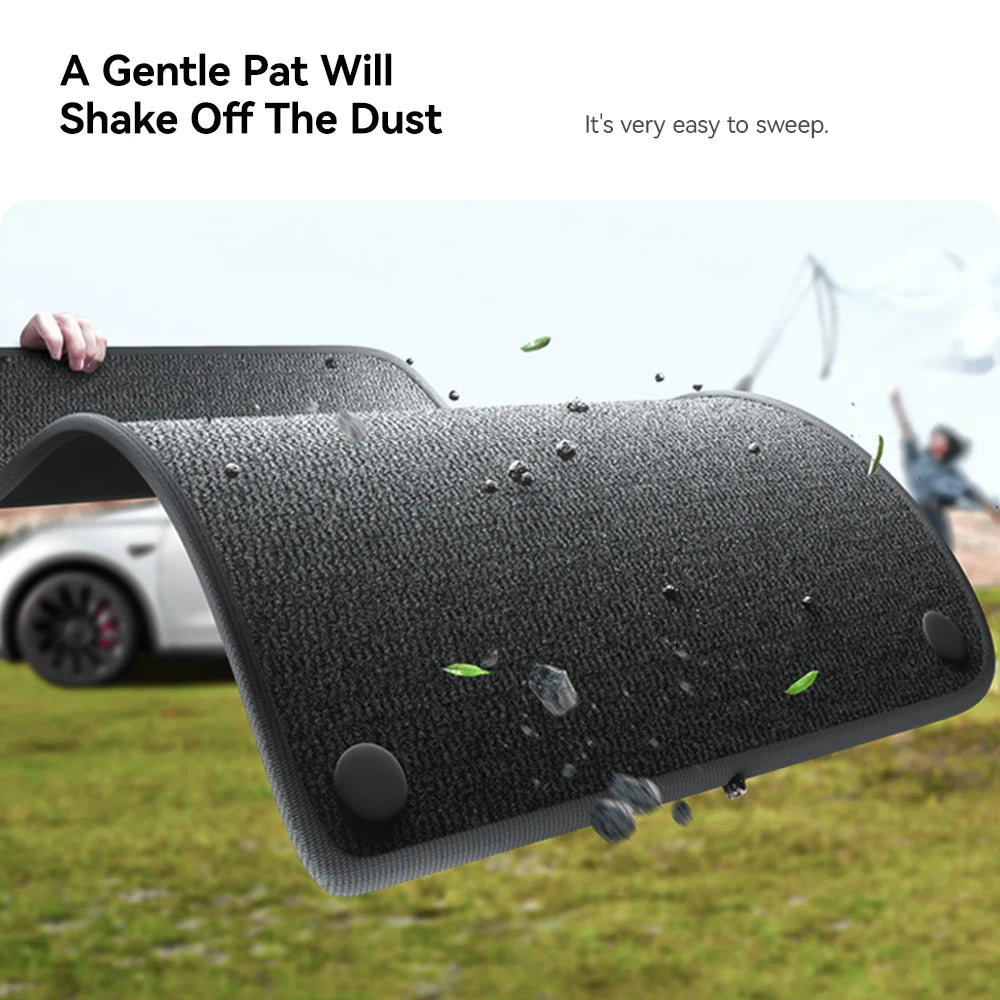 YZ For Tesla Floor Mat Model Y Juniper 2025 Car Trunk Mat Luggage Mat TPE waterproof Anti-Slip Set Floor Liner Mat - Madeinsea©