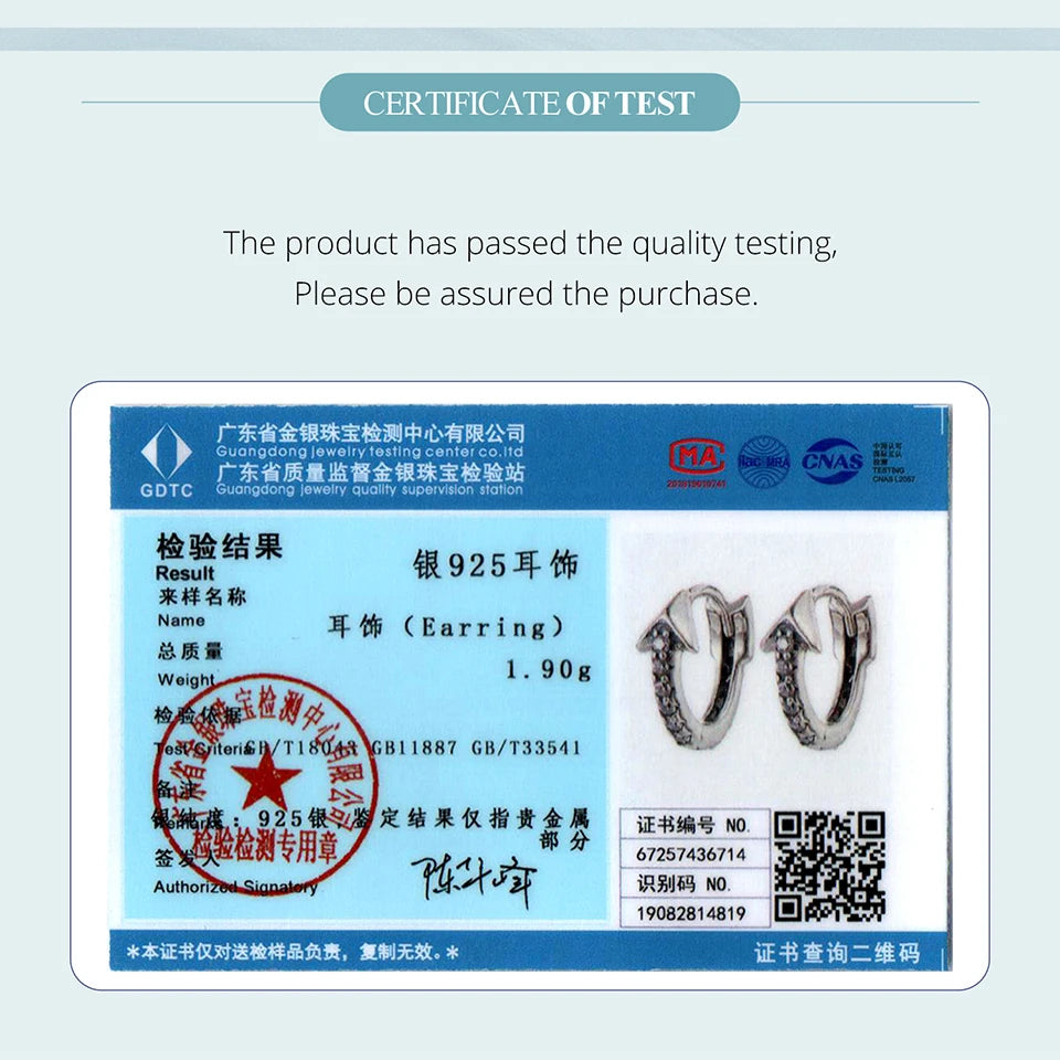 BAMOER Retro-Ohrringe mit Pfeilmotiv aus 925er Sterlingsilber für Damen, oxidierte Zirkonia-Ohrringe, originelles Schmuckgeschenk