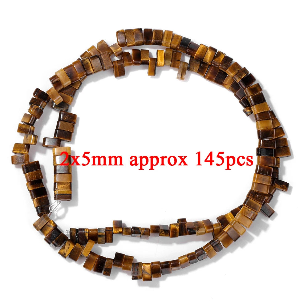 High Quality Yellow Tiger Eye Stone Beads Natural Round Heart Rondelle Cube Irregular Loose Spacer Bead For Jewelry Making DIY