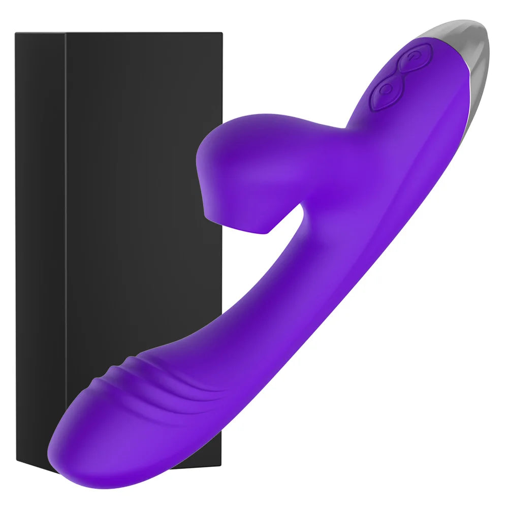 Vibromasseur 3 en 1 pour femme, stimulateur clitoridien par aspiration, 10 modes puissants, sextoy féminin pour adultes.