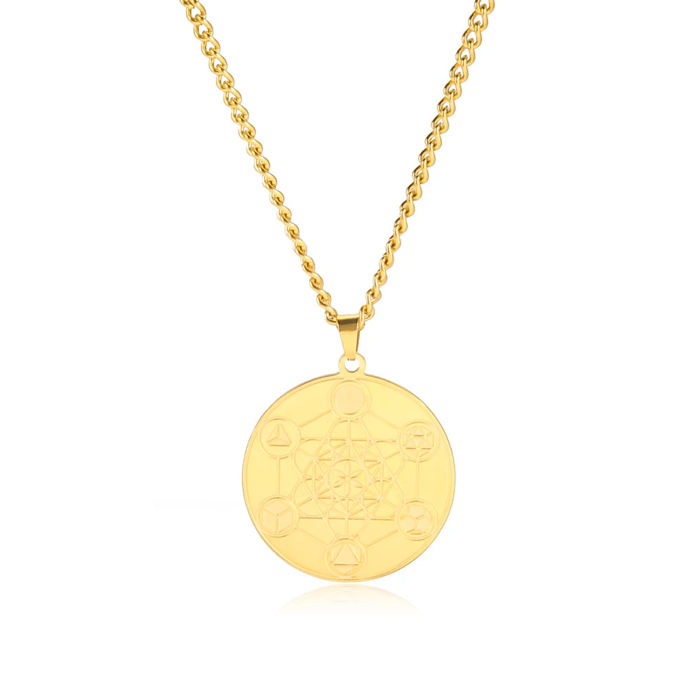 Schlüssel von Solomon Amulett Talisman Männer Halskette Erste Zweite Fünfte Siebte Pentagramm Der Jupiter Venus Mar Mond Halsketten Schmuck