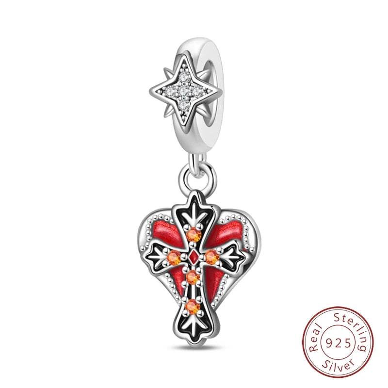 Halloween 925 Sterling Silver Design Charms Beads Pendants Suitable for Original Bracelet DIY Exquisite Making Jewelry