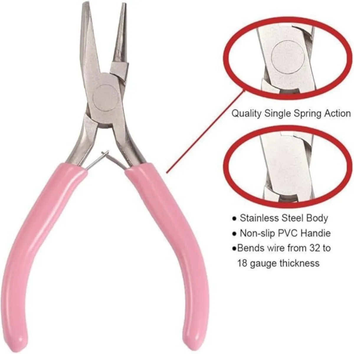 Professional Jewelry Pliers Beading Pliers Jewelry Repair Pliers Wire Wrapping Tool Craft Supplies for Jewelry Making