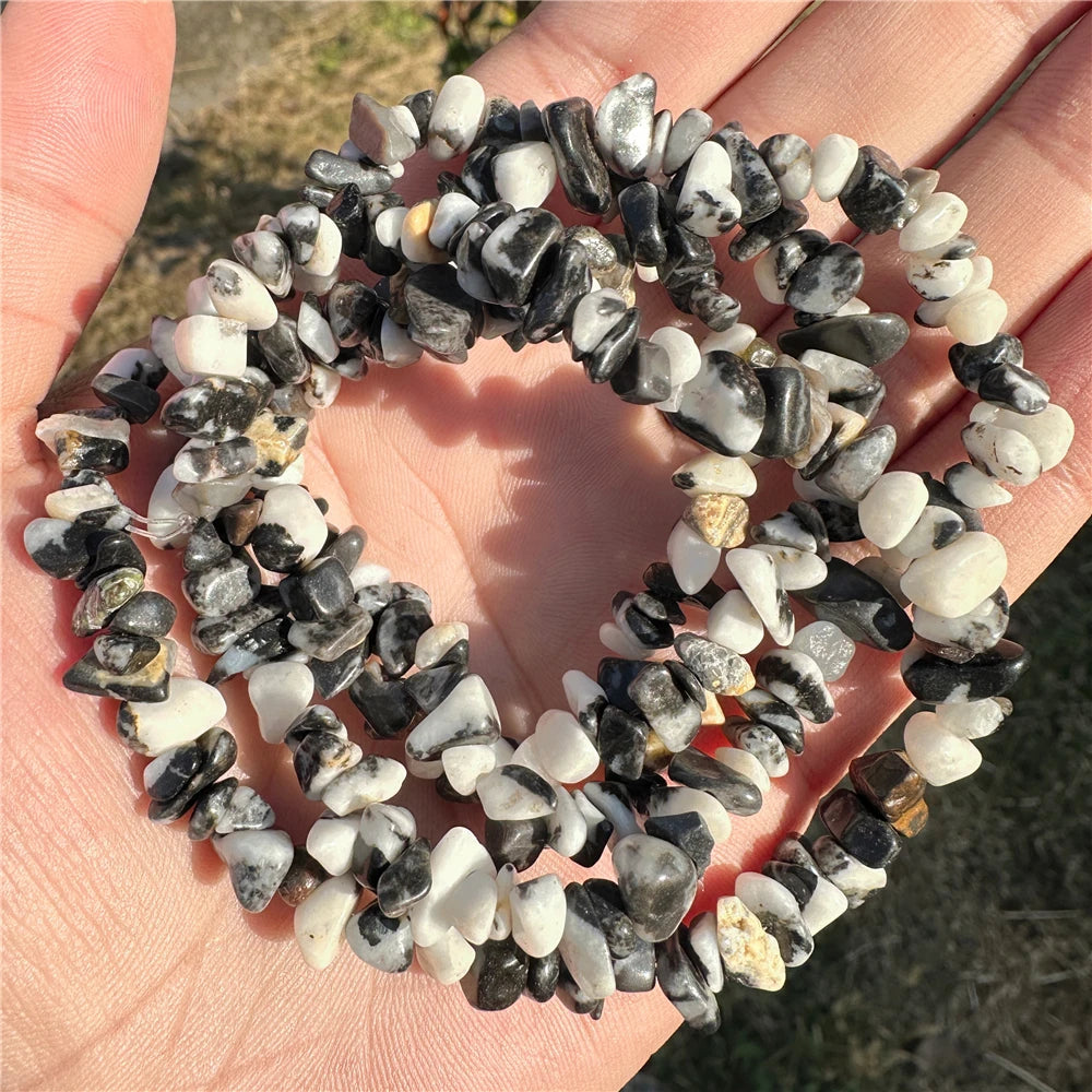 5-8mm Natural Blue Moonstone Beads White Cat Eye Crystals Opal Stone Loose Bead For Jewelry Making DIY Necklace Bracelet Rings