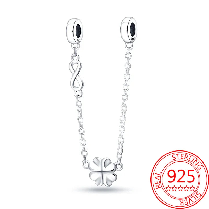 925 Sterling Silver Charm Green Monstera Leaves Charm Fit Bracelet Original Charm Bead for Women Jewelry DIY Making Fine Gift