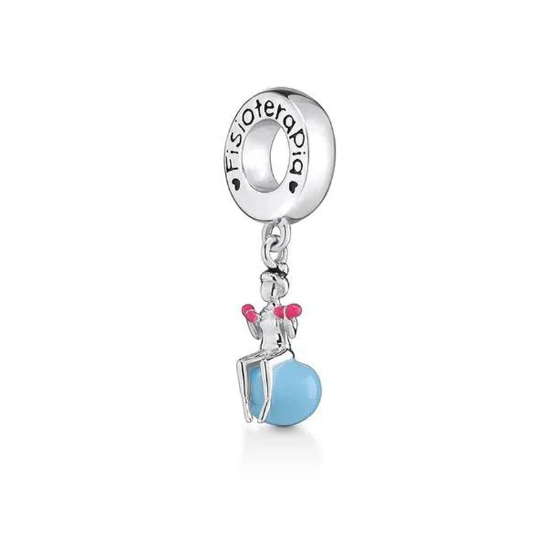 New Original 925 Silver Plated Accessories Fashion Charm Perfume High Heels Bead Fit Pendant Bracelet For Women DIY Jewelry Gift