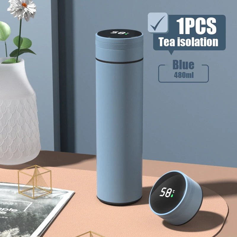 Outdoor Smart Thermos Cup 304 Stainless Steel Smart Temperature Display Waterproof Double-wall Vacuum Thermos Cup - Madeinsea©