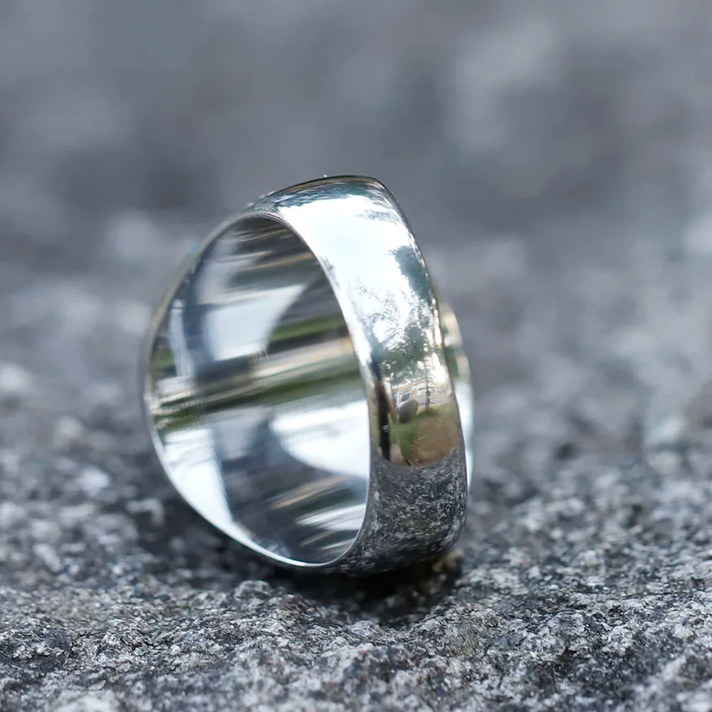 2022 NEW Men's 316L stainless-steel rings skulll ring Motorcycle Band Biker Party Fashion Jewelry for gift free shipping