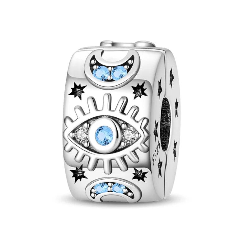 Hot Sale Charms Beads 925 Sterling Silver Pink Perfume Bottle Letter Luminous Firefly Tarot Card Beads Fit DIY Bracelets Jewelry - Madeinsea©