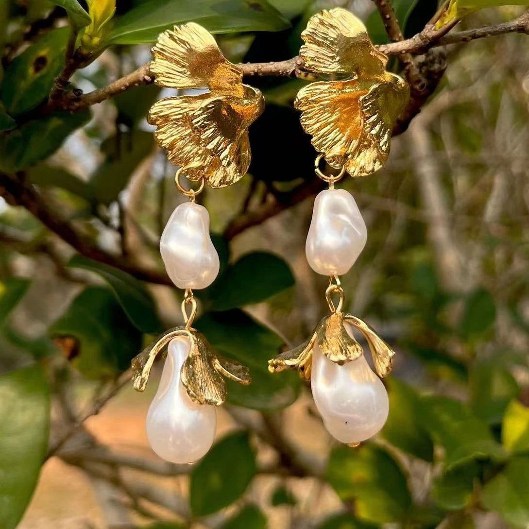 ZAA Exaggerated Alloy Conch Hot Selling Earrings