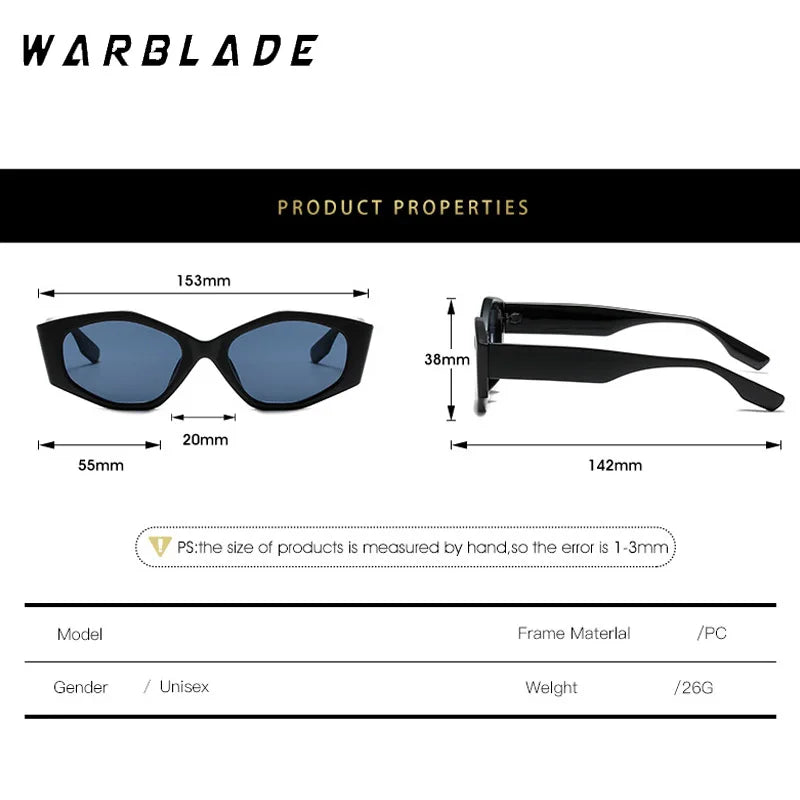 Women Sunglasses New Oversize Irregular Cat Eye Sun Glasses Brand Designer Sun Glasses Retro Shades Trendy Summer Large Eyepiece