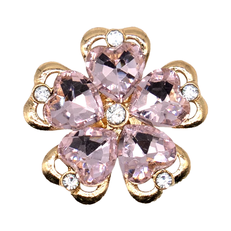 1pcs Metal Shoe Charms for Women Girls Flower Tulip Heart Butterfly Daisy Luxury Pearl Shoe Decorations Pins Sandal Accessories