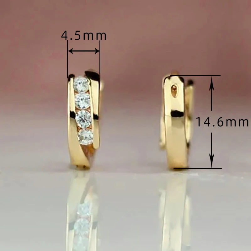 OXTAO D Moissanite Diamond Hoop Earrings 925 Sterling Silver 14K Gold Color Wedding Party Charms Channel Setting Ear Jewelry GRA