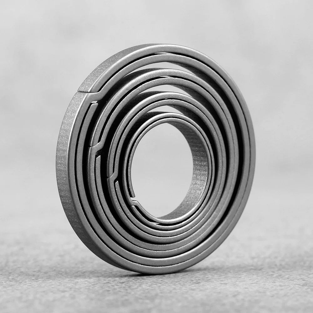 Real Titanium Alloy Key Rings Keychains Square Octagon Pendant  Buckle  Man Car Keychain for Male Creativity Gift Wholesale