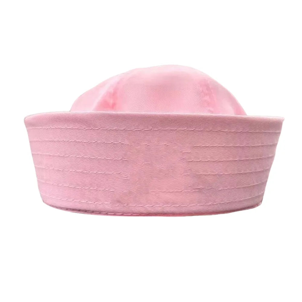New Cotton Sailor Hat Soft Solid Color Beret Brimless Marine Cap Party