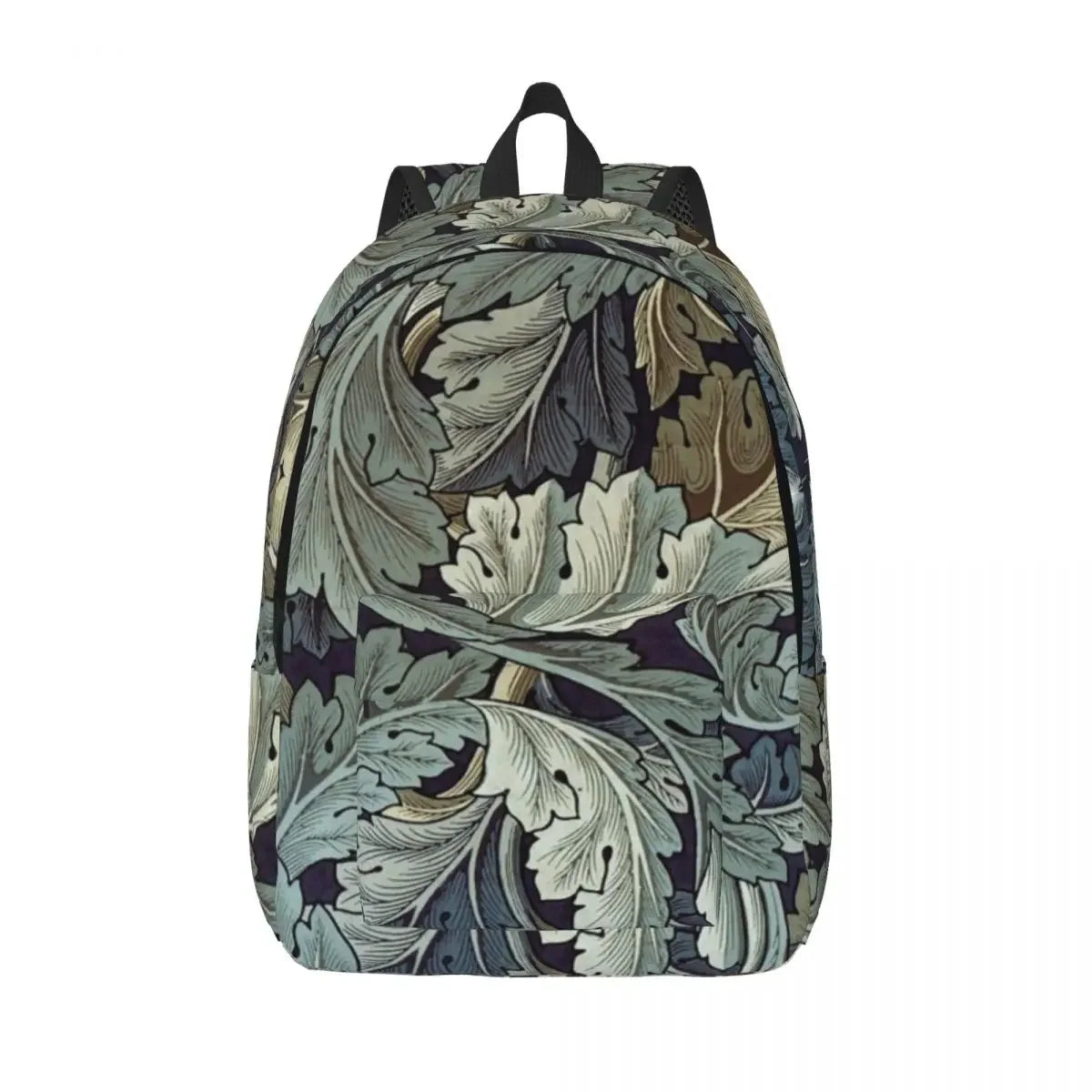 William Morris Art Canvas Backpacks for Women College School Students Bookbag Fits 15 Inch Laptop Floral Textile Pattern Bags