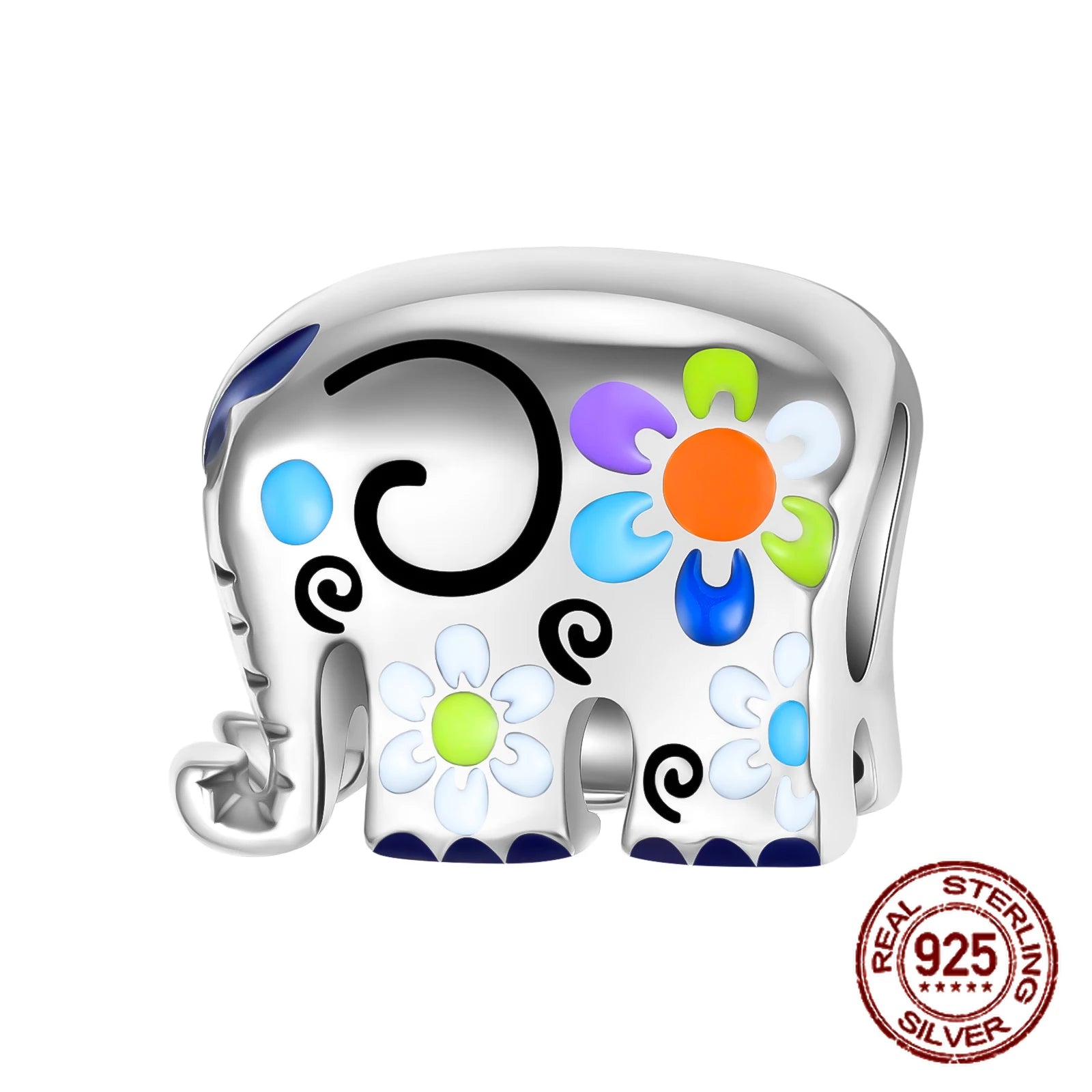 Breloque en argent sterling 925 représentant la lune, l'étoile, l'avion, l'espace, série bleue, compatible avec les bracelets Pandora originaux, bijoux à offrir