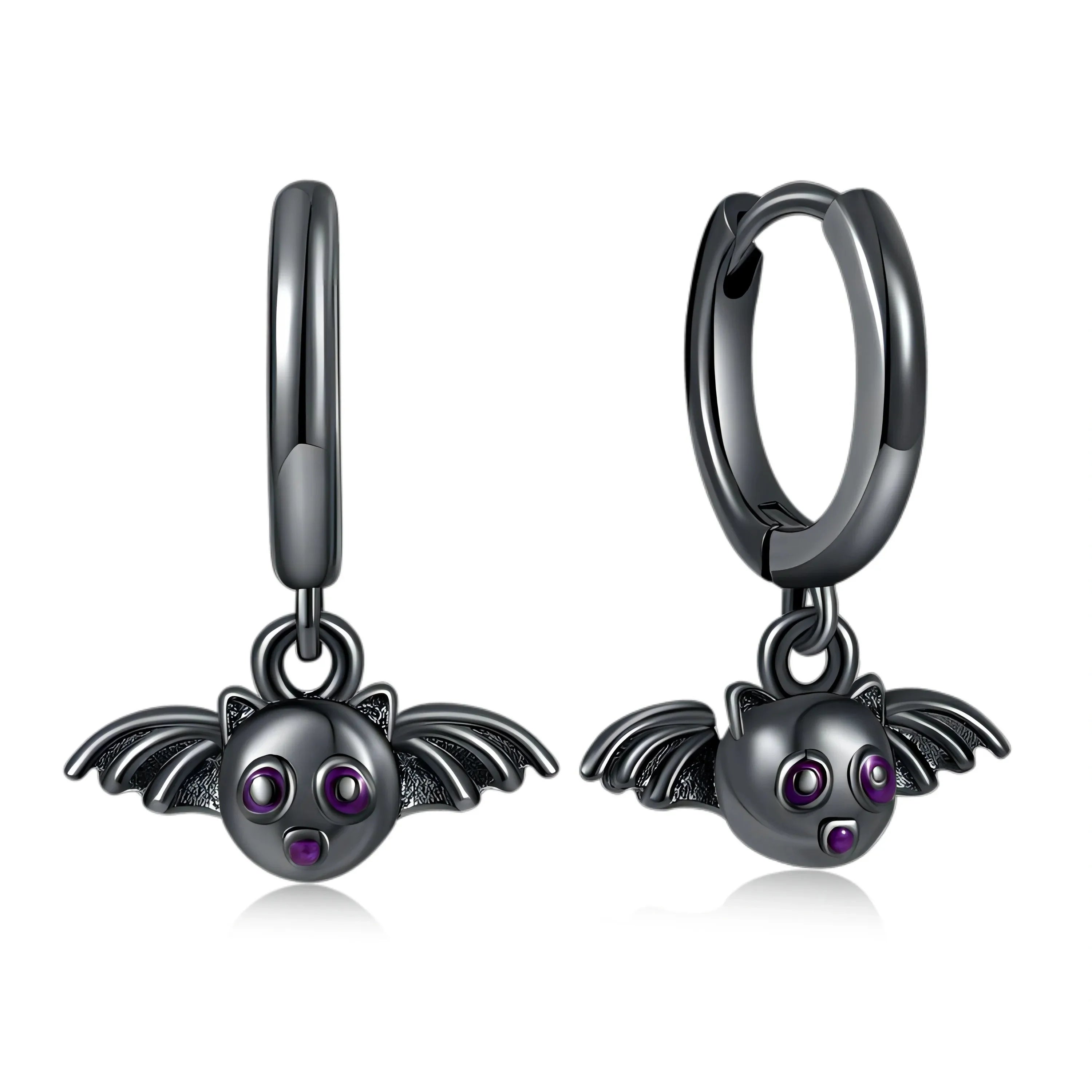 Halloween 925 Sterling Silver Skull Charm Luminous Pumpkin Bat Ghost Coffin Bead Pendant Ring Necklace Bracelet DIY Jewelry Gift