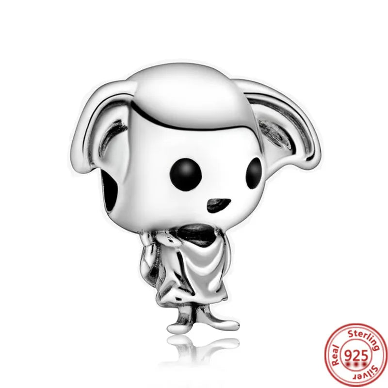 MINISO Disney Hot selling S925 Sterling Silver Harry Potter Charm Suitable Original Pandora Bracelet Exquisite Gift For Women