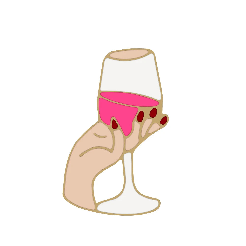 Enjoy Summer Holiday Brooch Cartoon Sea Beach Sunglasses Pins for Friends Drink Cup Ice Cream Tree Enamel Badge Bag Jewelry Gift