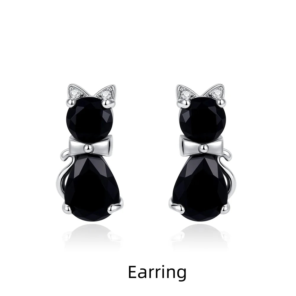 New 925 Silver Black Color Charm Cat Taiji Camera Parrot Guitar Pendant Dangle Bead Fit Original Bracelet Jewellery Gift dragon