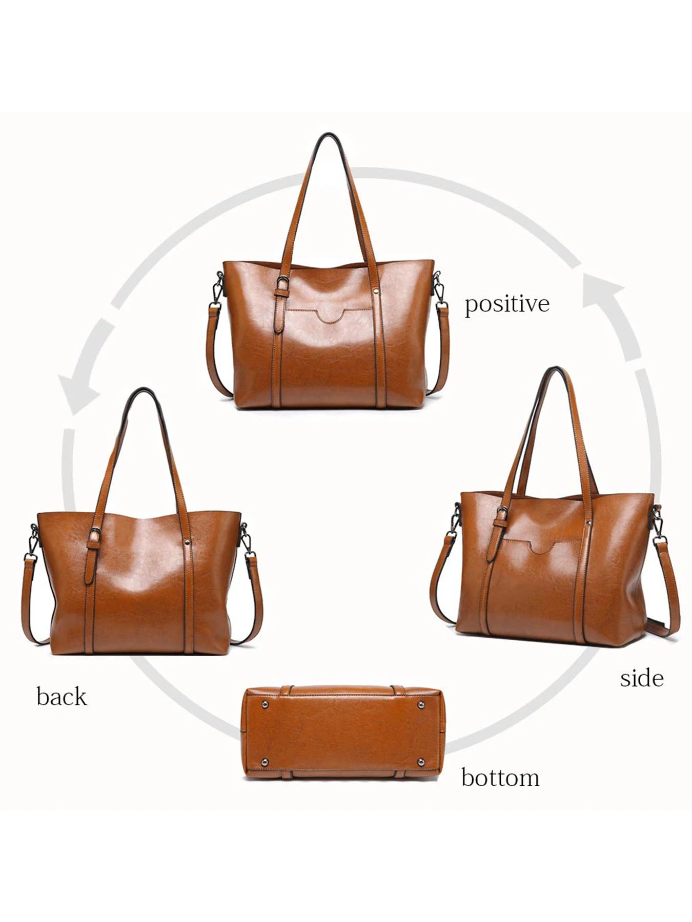 Pahajim Womens Leather Purses and Handbags Top Handle Satchel Bags Tote Bags Tote Purses for Women
