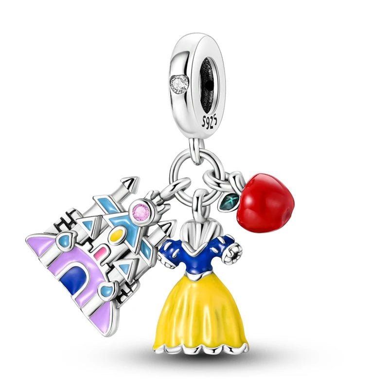 New 925 Sterling Silver Charms Bead Red Cherry Strawberry Love Heart Charm Fit Original Bracelet Pendant DIY Jewelry For Women - Madeinsea©