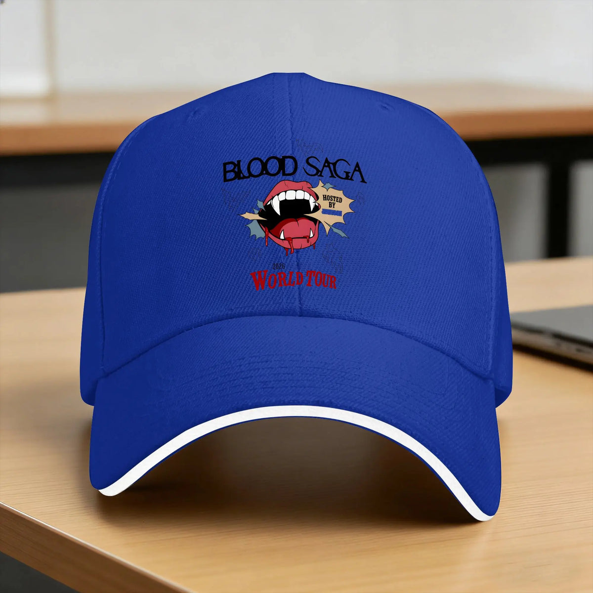 Summer Casual Baseball Cap 2026 Blood Saga World Tour Running Hippie Trucker Hat For Men Women Street Style Snapback Cap