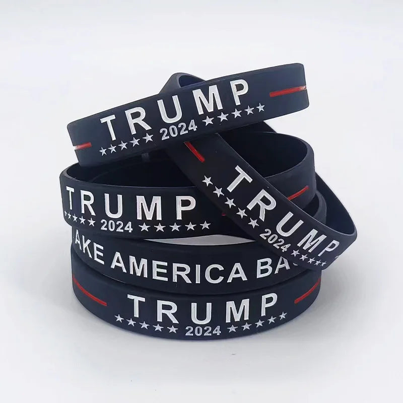 Braccialetti Trump 2024, supporto per il presidente 2024 Trump Take America Back, braccialetti in silicone Keep America, braccialetto motivazionale motivazionale per adolescenti, uomini e donne, 4PCS Braccialetti Trump 2024, supporto per il presidente 2024 Trump Take America Back, braccialetti in silicone Keep America, braccialetto motivazionale motivazionale per adolescenti, uomini e donne, 4PCS