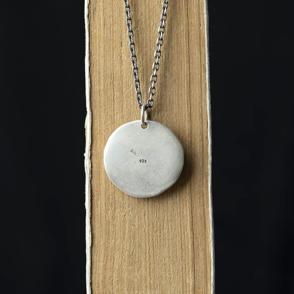 MKENDN Punk Style 100% 925 Sterling Silver Creative Retro Lion Head Coin Pendant Necklace Men Women King Jewelry