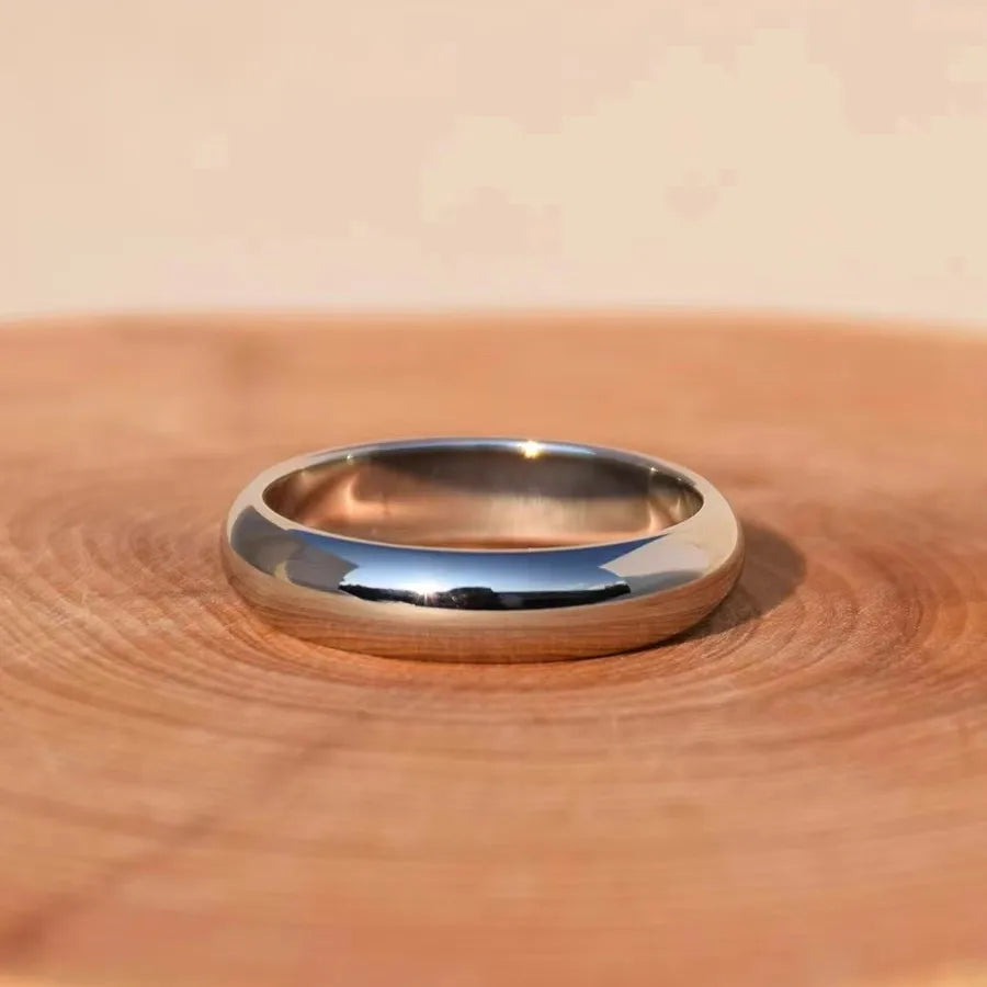 Buyee 925 Sterling Silber Paar Ring Sets Leichte Einfache Große Größe Ring für Frau Mann Klassische Mode Hochzeit Edlen Schmuck Kreis