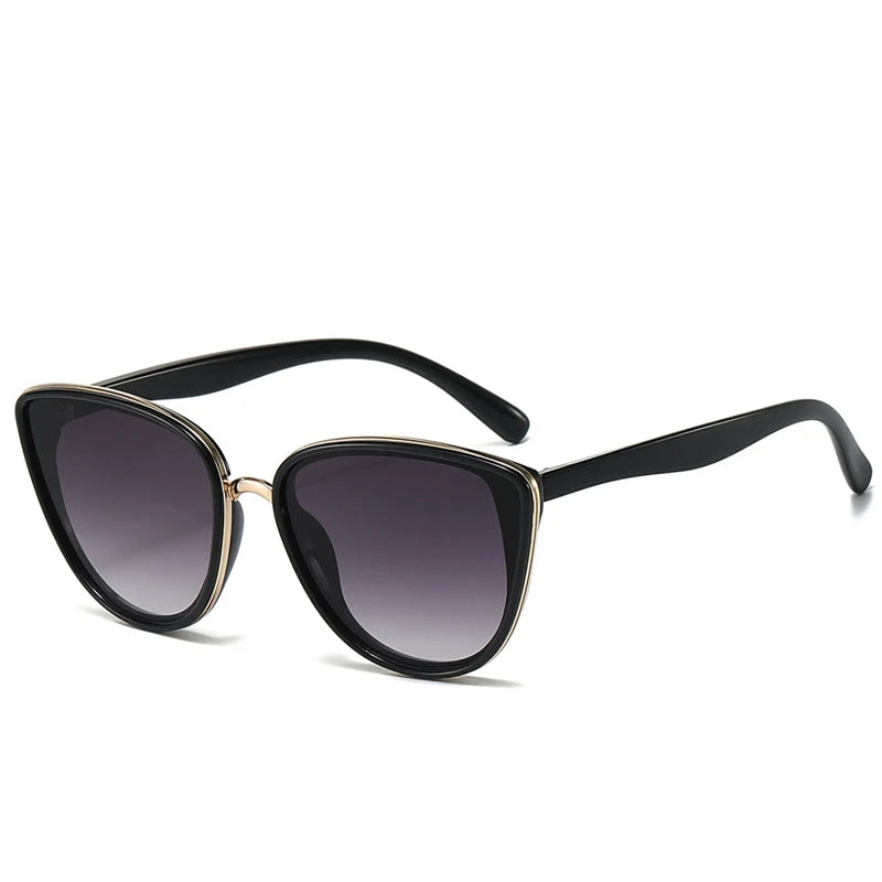 New Classic Cat Eye Women Sunglasses Vintage Luxury Brand Design Anti-glare Sun Glasses Female Fashion Driving Travelling Shades