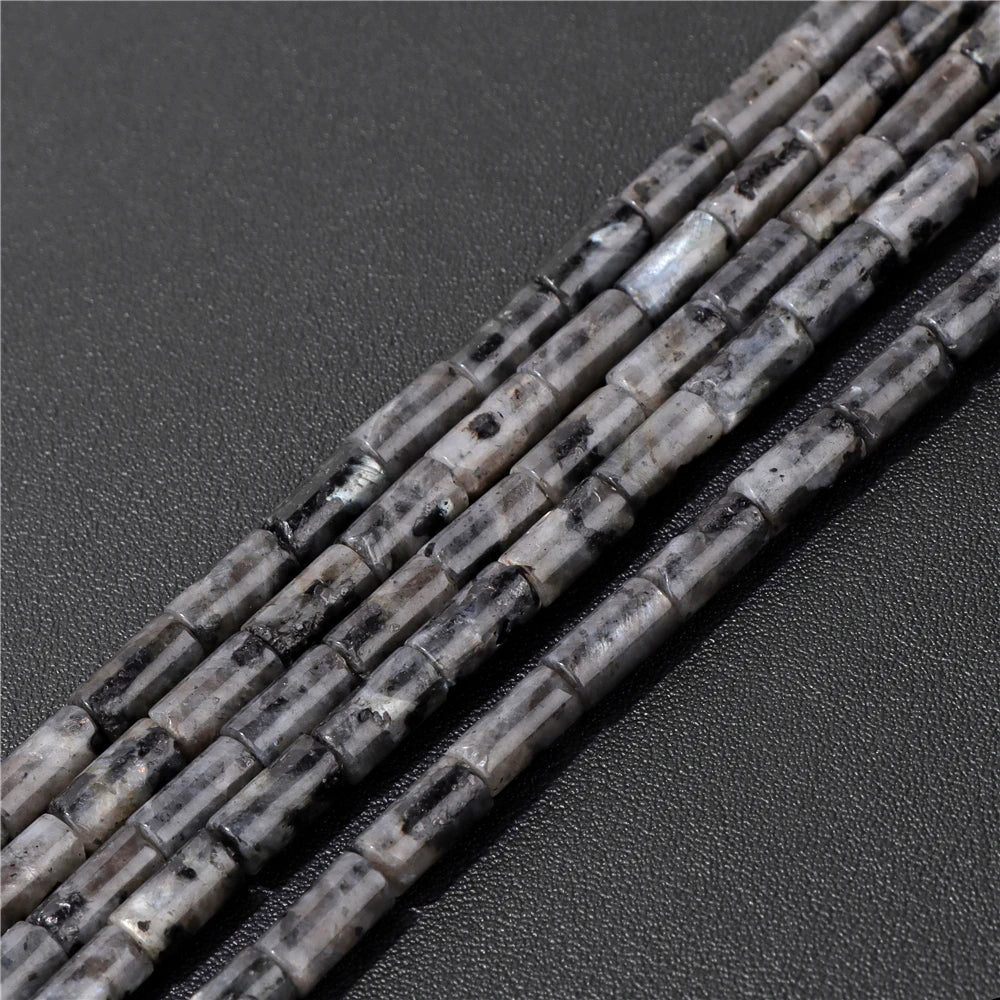 5x9mm Natural Cylinder Column Stone Bead Agat Aventurine Amethyst Jasper Quartz Loose Spacer Beads DIY Necklace Earring Bracelet