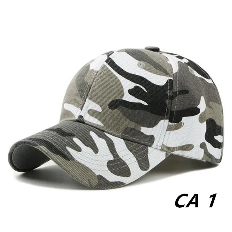 Outdoor Sunscreen Cycling Motorcycle Sunhat Camouflage Printed Sports Jungle Hiking Hunting Sunscreen Visors Golf Baseball Caps