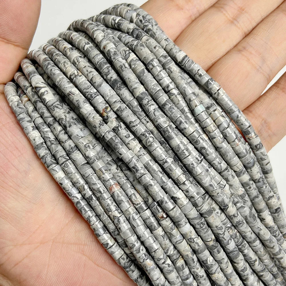 New Arrival Pink Stone Bead Natural Rose Quartzs Jades Jaspers Rondelle Shape Loose Beads For Jewelry Making  Accessories 2x4mm