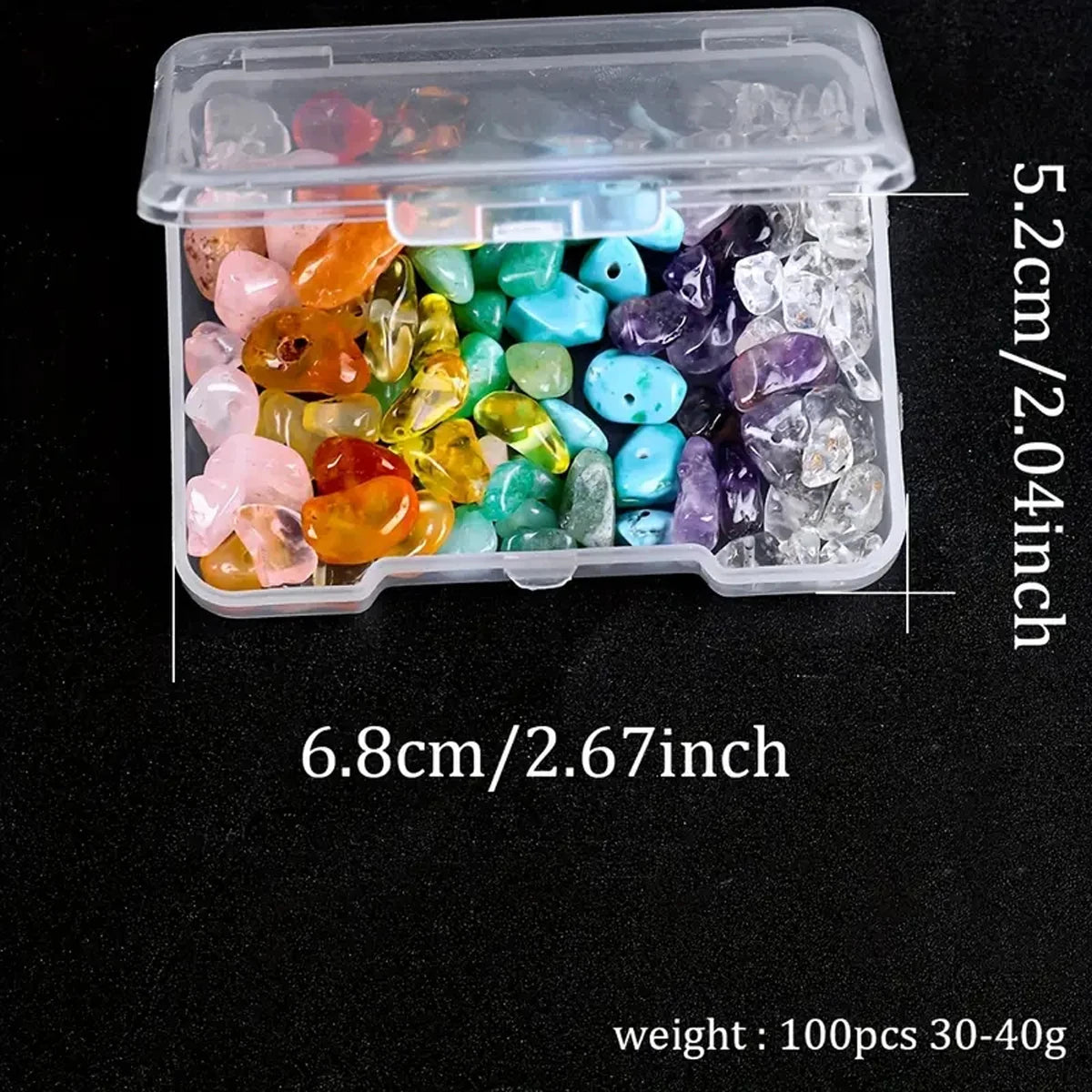 100/200pcs Natural Chips Stone Beads 5-8mm Healing Crystals For DIY Necklace Bracelet And Earrings Jewelry Making