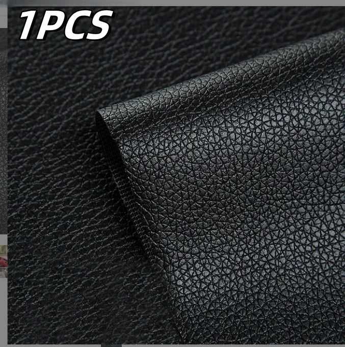 25x60CM Self Adhesive PU Leather Repair Patch Leather Patches for Furniture Car Seat Repair Leather Repair Tape Black