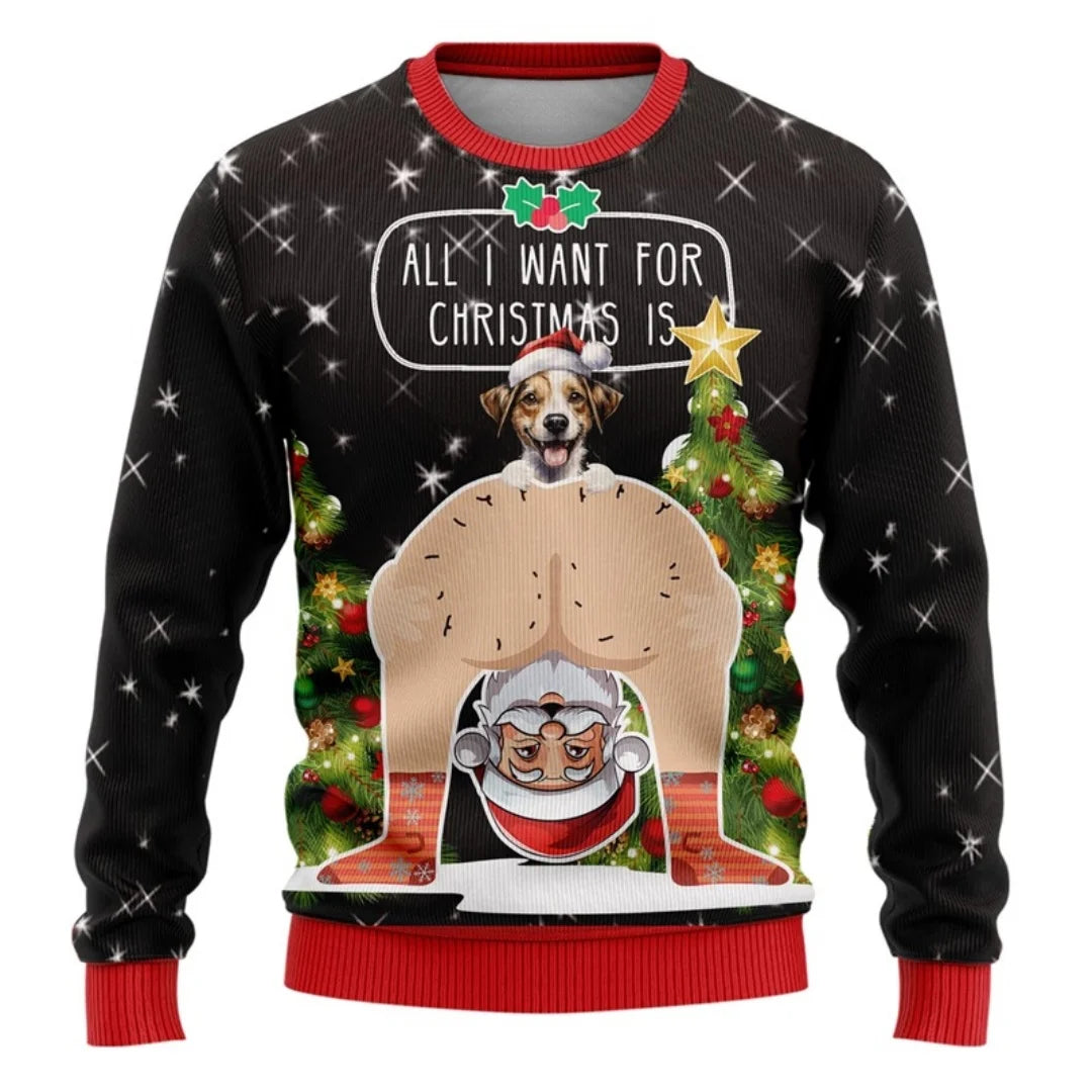 Ugly Christmas Jumper Sweatshirts 3D Print Autumn Fashion Sweatshirts Y2K Children's Hoodies Men's And Women's Sweatshirts