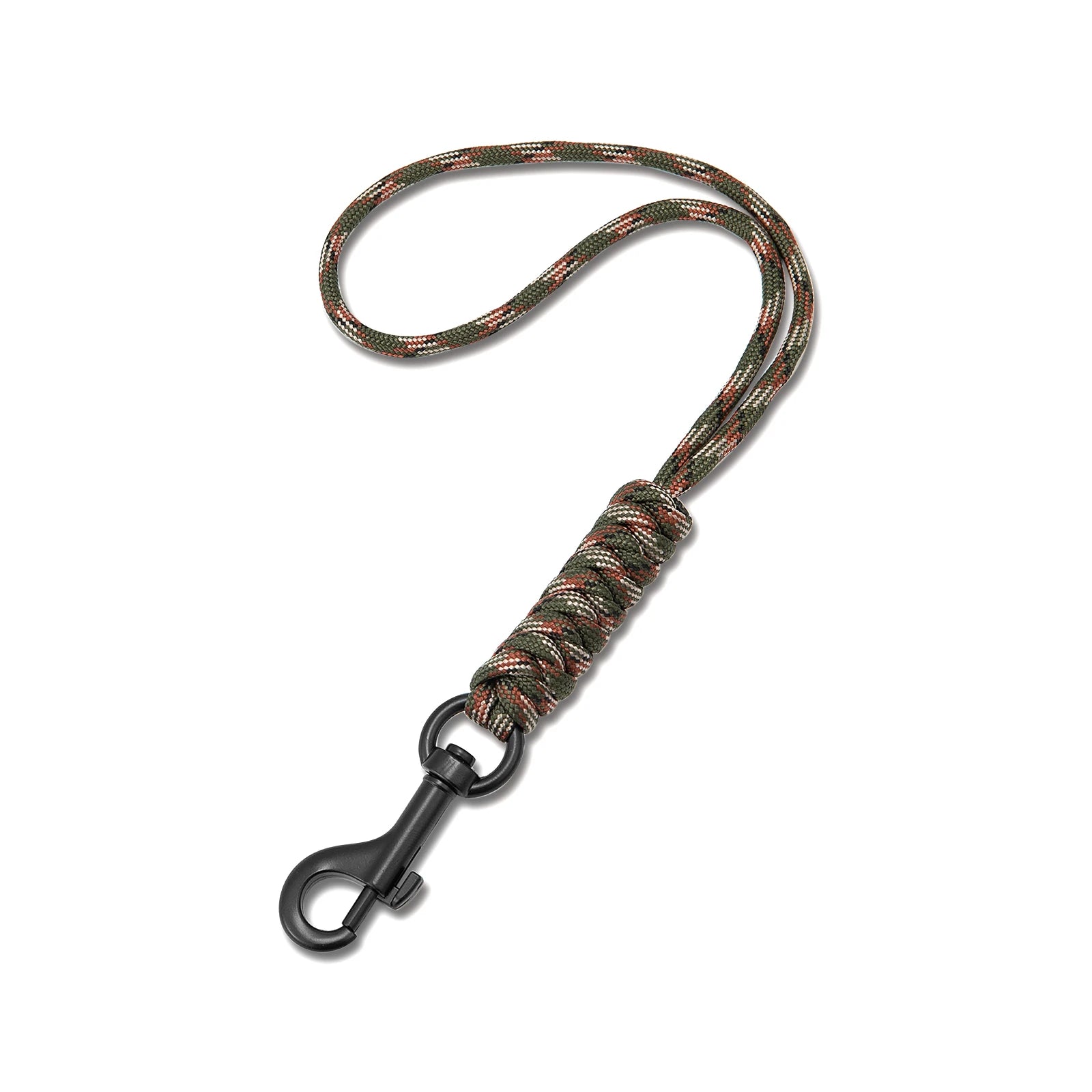 MKENDN Porte-clés en paracorde avec crochet métallique pour homme et femme, dragonne d'urgence pour l'escalade en extérieur, porte-cartes d'identité et d'identification.