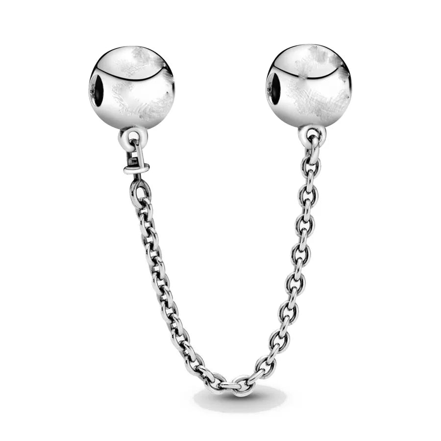 Hot Selling 925 Silver Butterfly Stars And Moon Safety Chain Suitable For Original Bracelets, DIY Accessories, Charming Jewelry