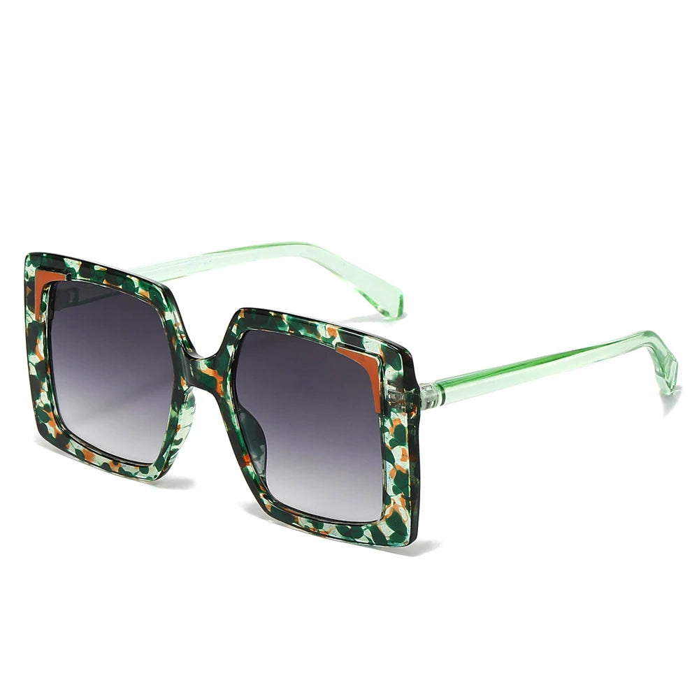 Oversized Square Sunglasses Women Big Frame 2025 Luxury Brand Fashion Sun Glasses For Ladies Retro Trendy Cateye Eyewear UV400