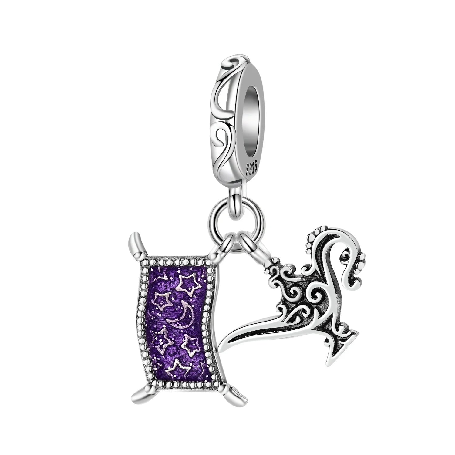 PANPOKI 925 Sterling Silver Fairy Tale Characters Beads Original Pendants Bracelet Charm Jewelry Party DIY Trendy Gifts