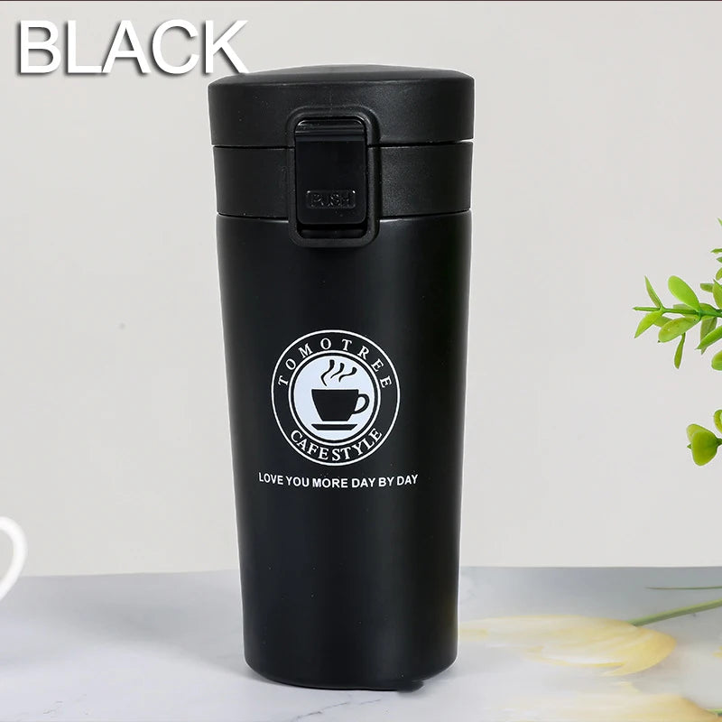 510ML Thermal Mug Double Wall 304 Stainless Steel Coffee Cup Vacuum Flask Thermos Water Bottle Tea Coffee Leak-proof Thermos Mug