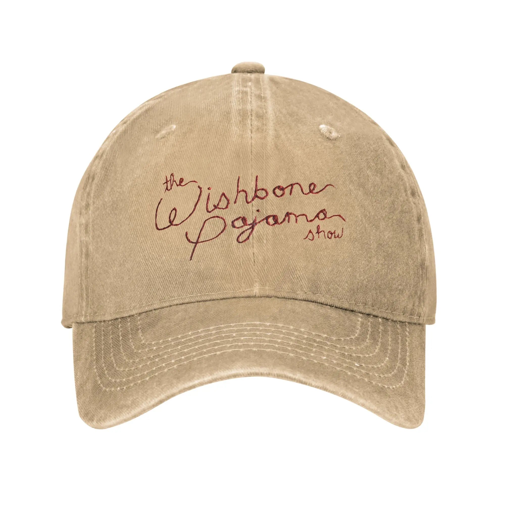 Conan Gray Wishbone World Tour 2026  Baseball Cap Distressed Denim Washed  Headwear for Men Women Activities Gift Caps Hat