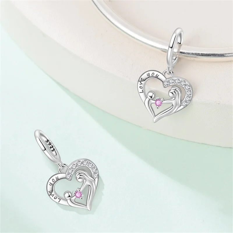 Neue Charms-Perlen aus 100 % 925er Sterlingsilber – ideal als Geschenk zum Vatertag, Muttertag oder für andere Anlässe. Passen perfekt auf Armbänder und eignen sich auch hervorragend zum Selbermachen von Schmuck.