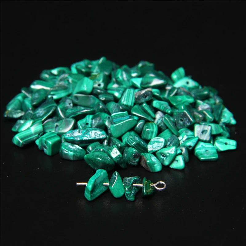 Natural Stone Chips Bead 5-8mm Turquoises Malachite Quartzs Irregular Gravel Beads For Diy Bohemia Jewelry Making Accessories - Madeinsea©